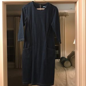 J McLaughlin Stretch Denim Dress Size Small